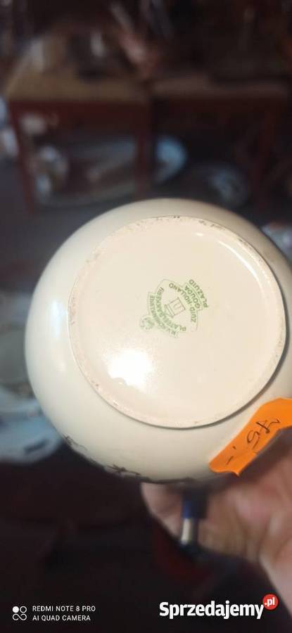 Wazonik amfora Manufaktura Royal Pottery Ziud Porcelana i szkło pomorskie Gdańsk