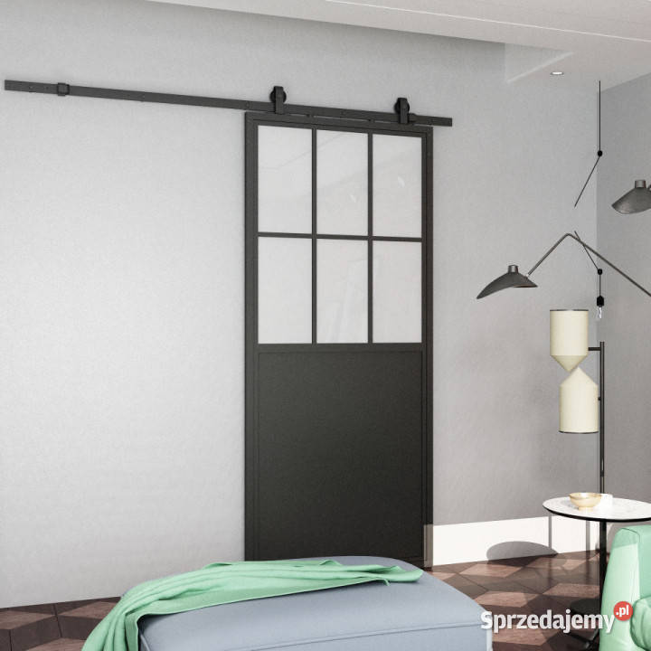 Drzwi przesuwne szklane loftowe MODENA 100x210 Chmielnik