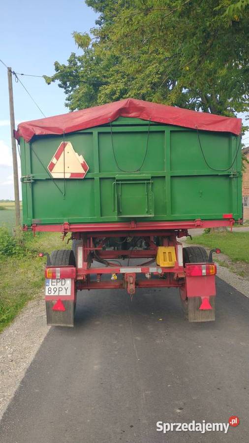 Przyczepa rolnicza Autosan D55 łódzkie Zygry