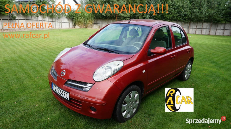 Nissan Micra super stan Gwarancja K12 20032010 Zielona Góra