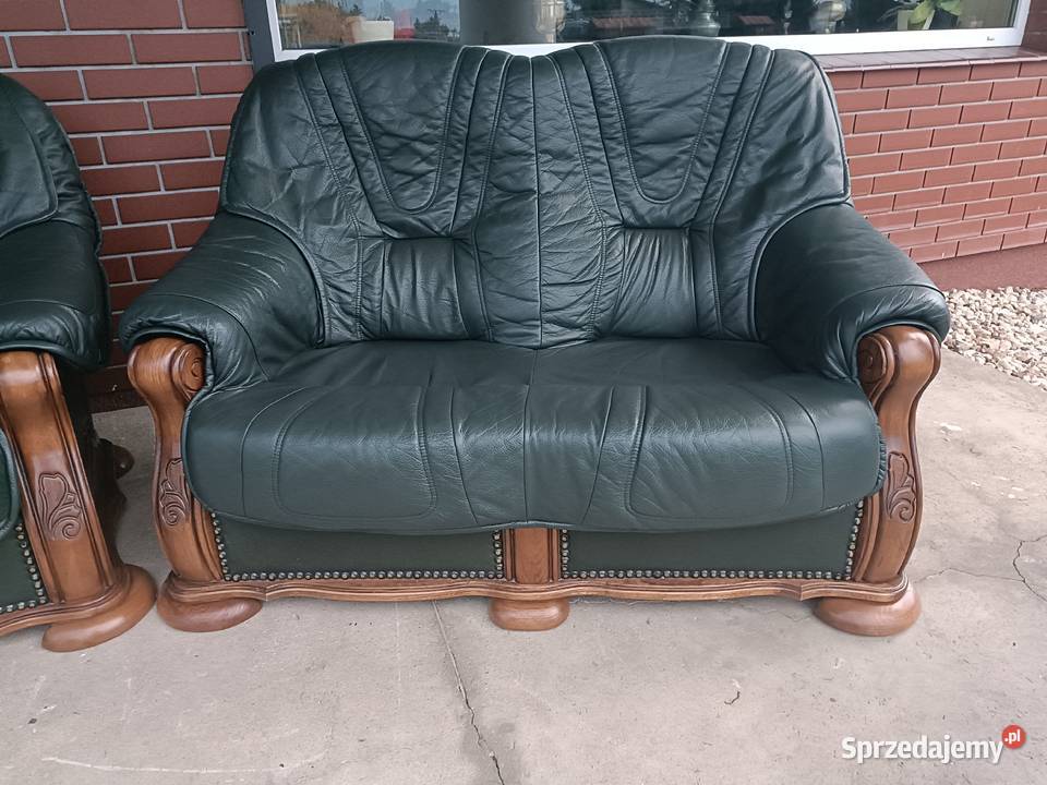 Sprzedam wypoczynek 321 ze skóry Konin