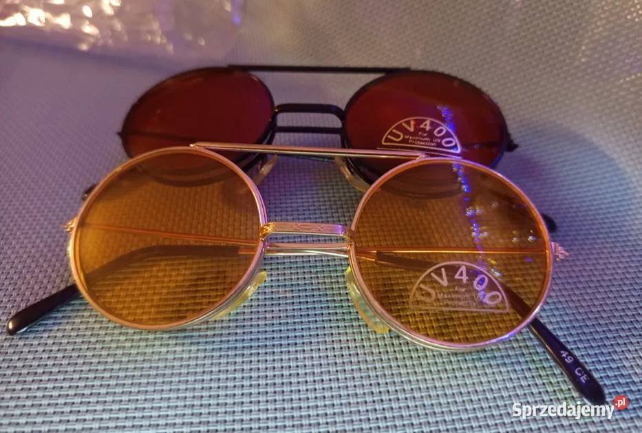 OKULARY PRZECIWSŁONECZNE Lenonki UV400 z Warszawa sprzedam