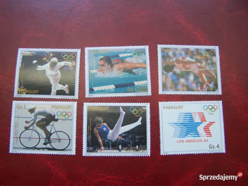 Paragwaj 1984 MNH Sport Olimpiada Los Angeles 84 Tychy sprzedam