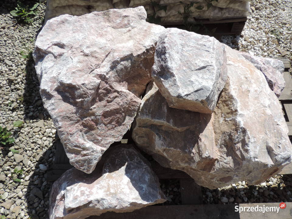 Grys Różowy 816 mm kamień naturalny do ogrodu Oświęcim