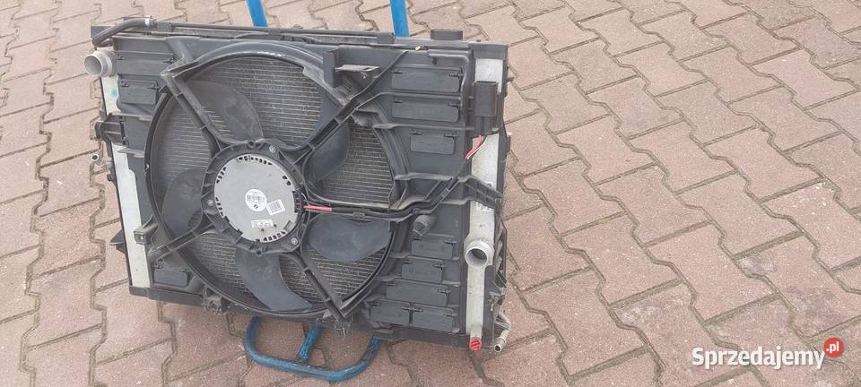 Komplet chlodnic wentylator BMW 5 E60 E61 zachodniopomorskie Szczecin