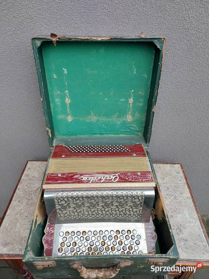 Stary akordeon guzikowy Orchestra heligonka do Tczew