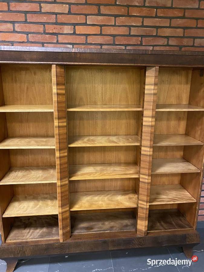 Szafa gabinetowa dębowa renowacji Września