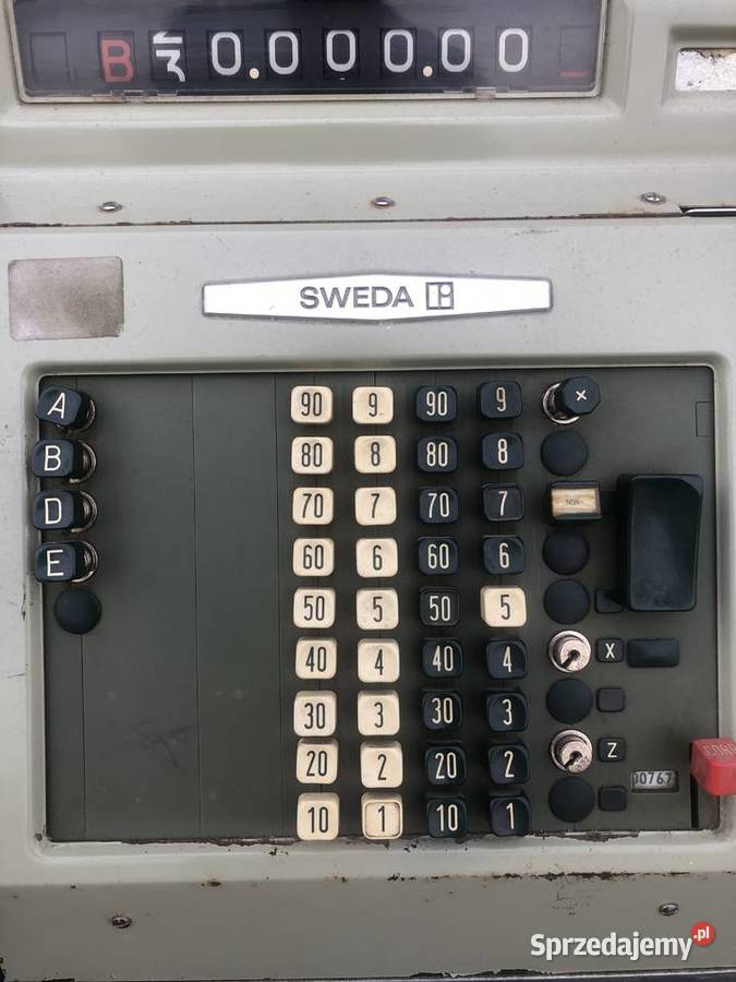 Stara kasa sklepowa SWEDA Łowicz