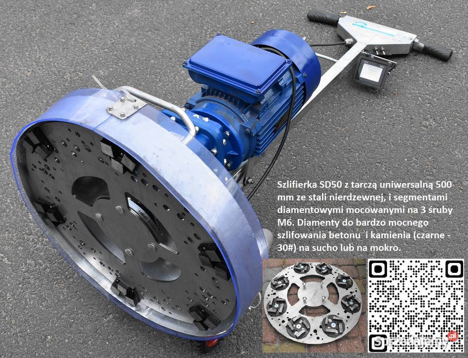 Szlifierka do betonu SD503kW230V Szlifierki do gipsu Poznań