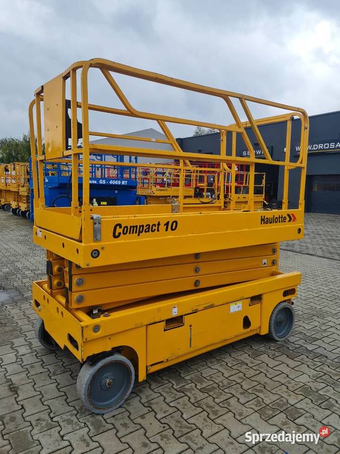 Podnośnik nożycowy Haulotte Compact 10 2014 wys Dźwigi, podnośniki małopolskie Dąbrowa Tarnowska