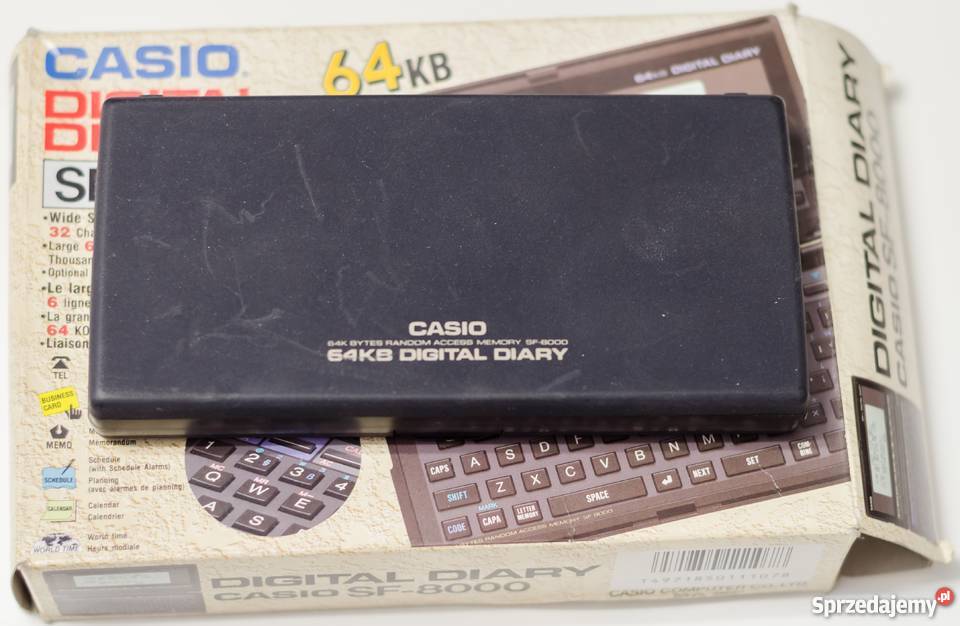 Organizer Casio Digital Diary SF8000 64 KB