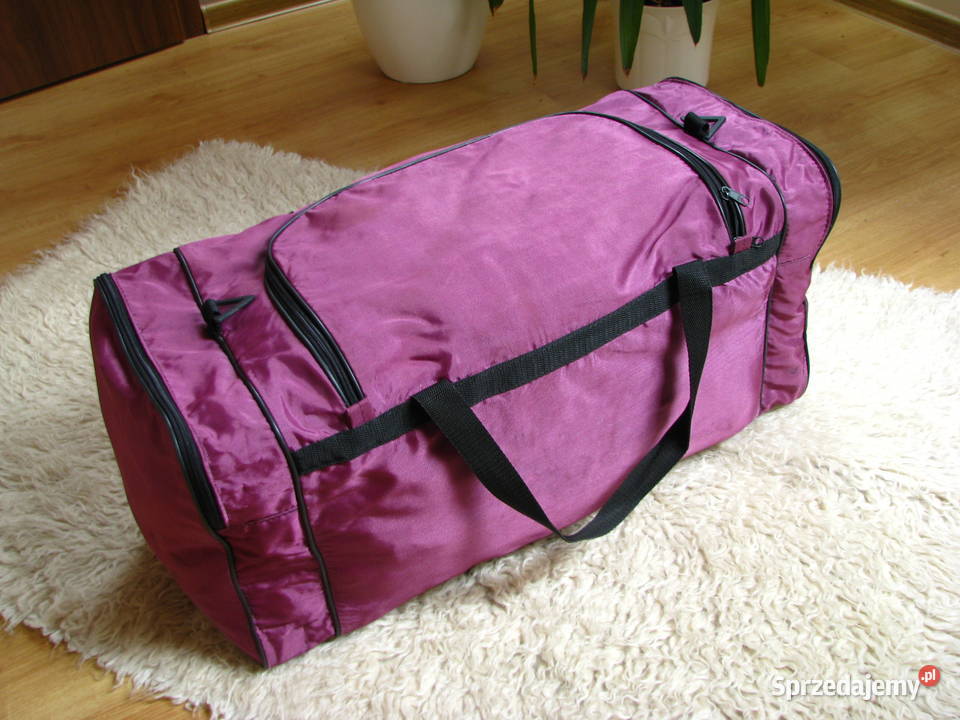 Duża mocna torba turystycznosportowa 3komorowa