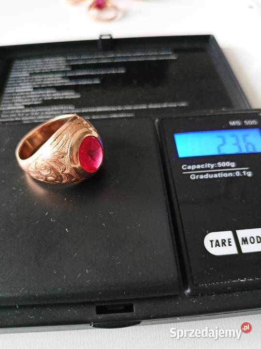 Sygnet złoty 14k męski 216g złoto Łódź