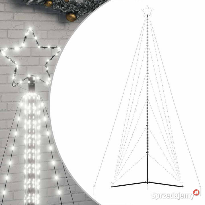 Lampki choinkowe 861 zimnych białych LED 478 Warszawa
