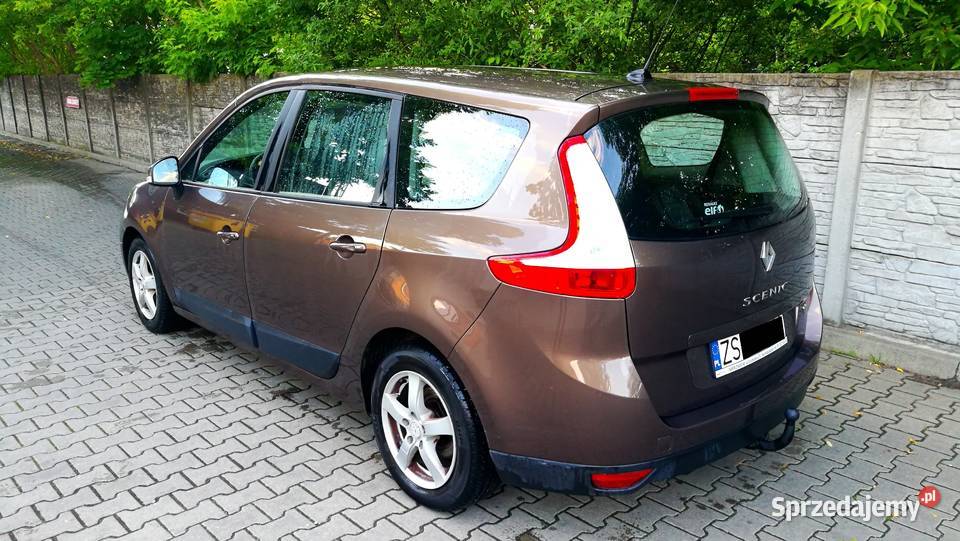 Renault Grand Scenic 19 7osobowy Hak Navi 6 bieg ASR (kontrola trakcji) Szczecin sprzedam