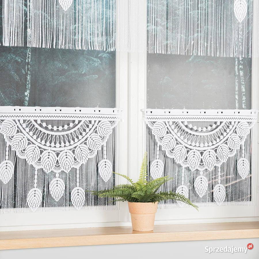 Firany Makrama zazdrostka komplet firan do Katowice sprzedam