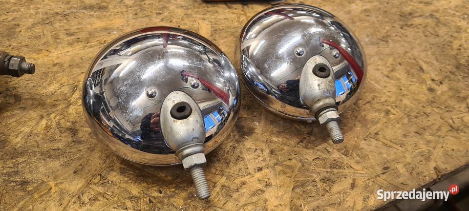 Halogeny HELLA lata 50te mercedes porsche Oświetlenie Łódź