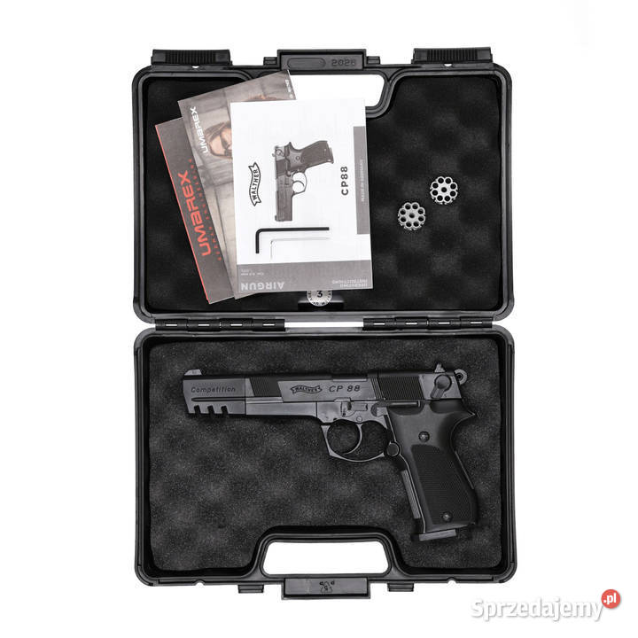 Pistolet wiatrówka Walther CP88 Competition 45 Sporty strzeleckie i myślistwo mazowieckie Warszawa