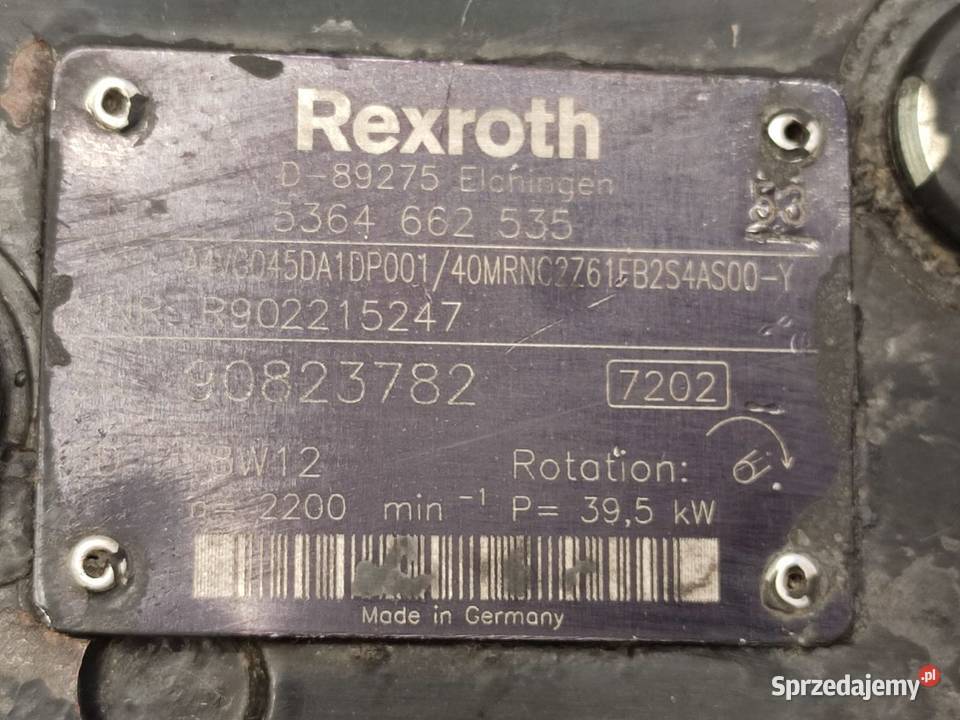 Pompa Rexroth R902215247 Wilkowo