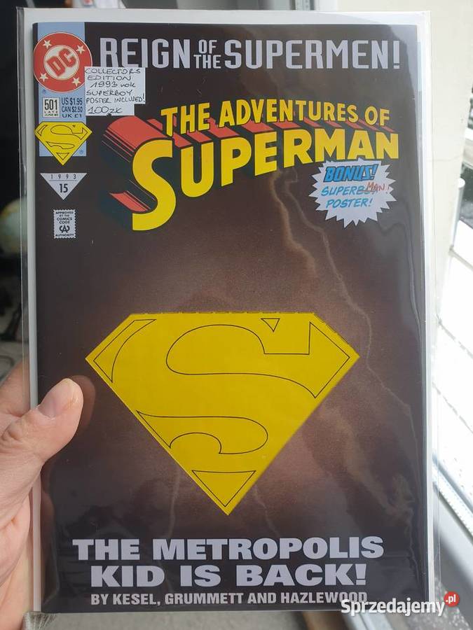The Adventures Of Superman komiks z plakatem DC Gdynia