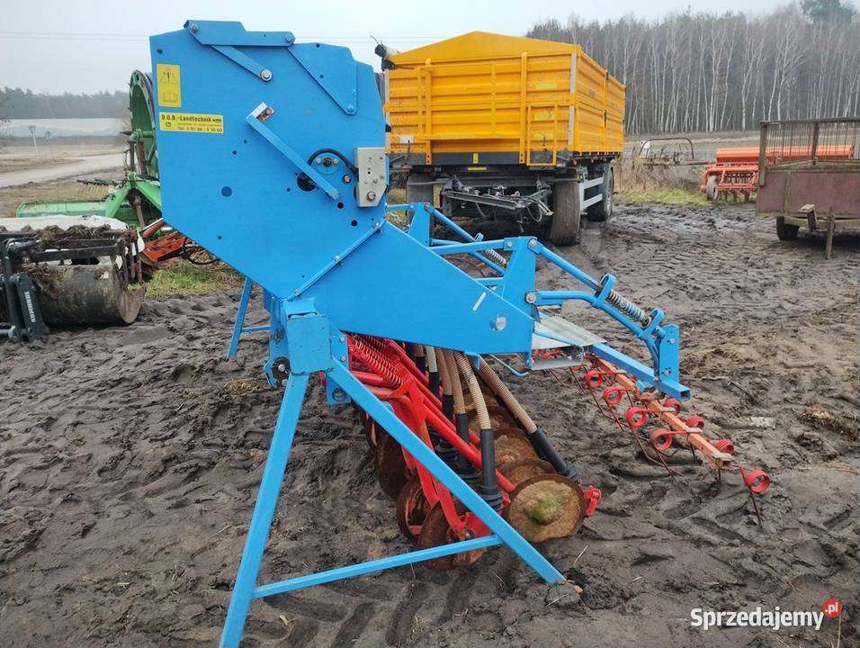 Siewnik 3 metrowy talerzowy nadbudowany LEMKEN