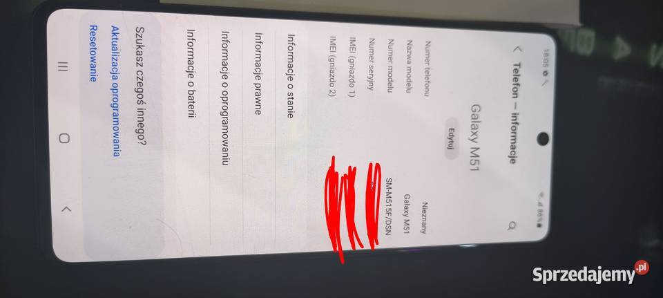 Samsung Galaxy M51 Bateria 7000 mAh Pudełko 100 Gdańsk