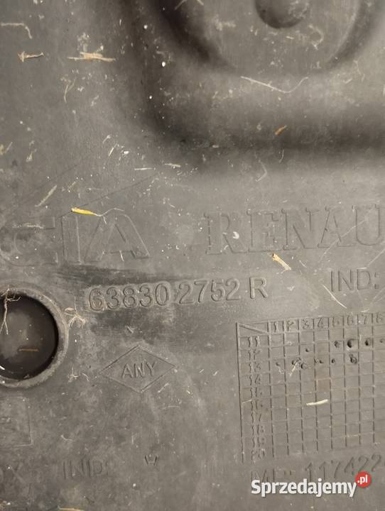 Nadkole prawy przód Dacia Sandero II 638302752R Części samochodowe