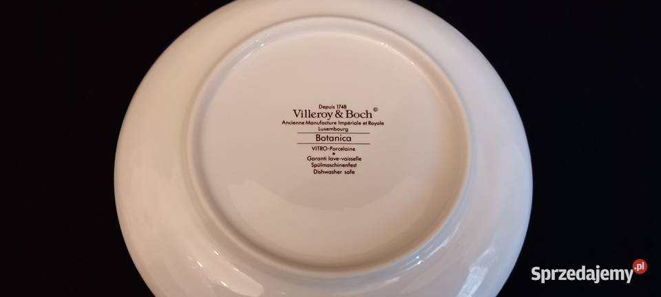 Talerz pod filiżankę VilleroyBoch Botanica Porcelana i szkło Chełm
