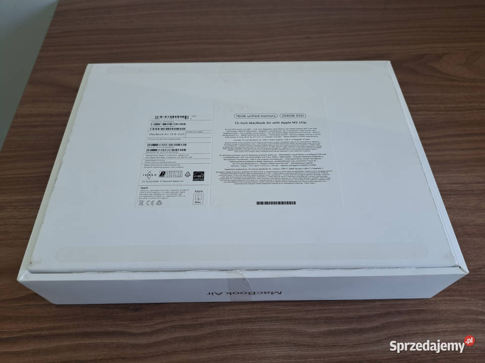 MacBook Air 13 A2681 M2 16 GB RAM 256 GB 2025 Warszawa