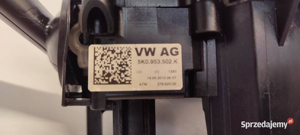 VW TIGUAN 5N0 MANETKI TAŚMA ZWIJAK 5K0953502K Panele sterowania, przełączniki