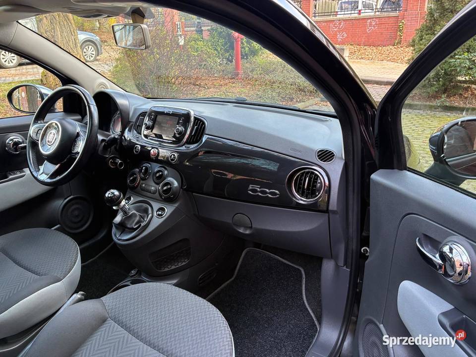 Fiat 500 szklany dach felga alu stan perfekcyjny aluminiowe felgi Rybnik
