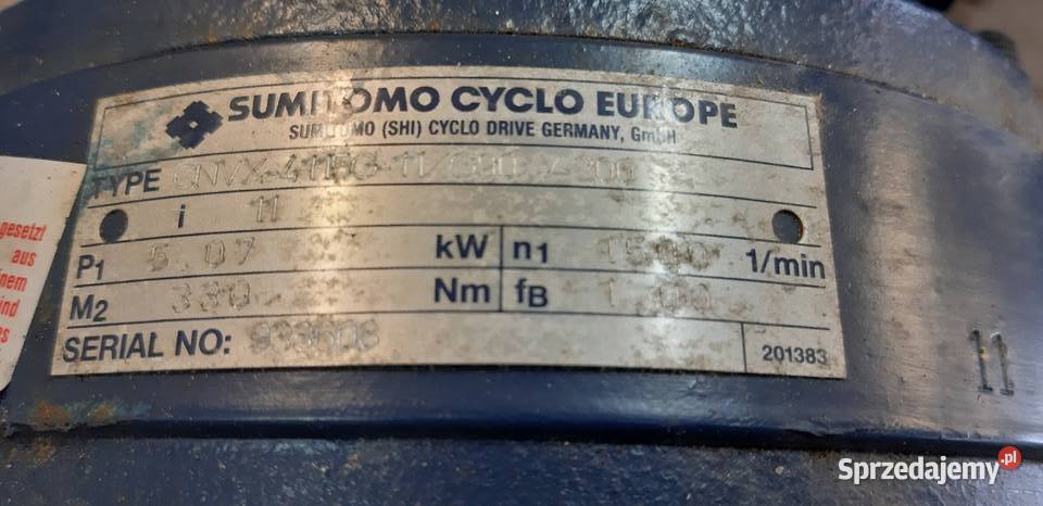 Motoreduktor 15kW i 11 Pszczyna