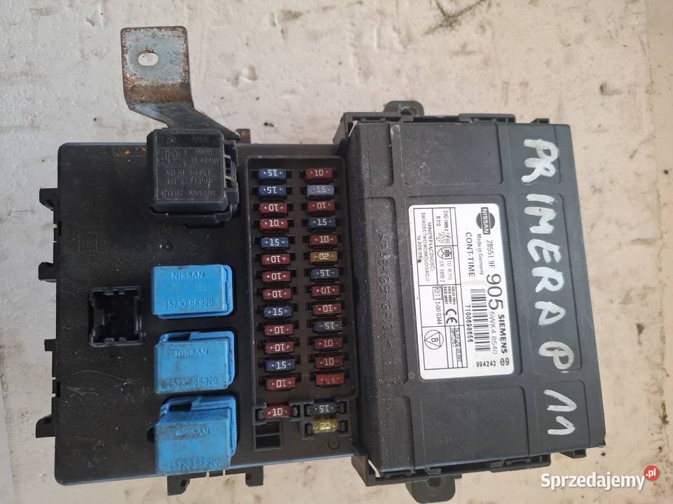 NISSAN PRIMERA P11 skrzynka bezpieczników Kielce