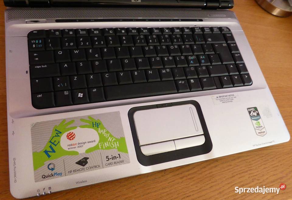 Laptop HP Pavilion dv6700 z pilotem sprawny Warszawa
