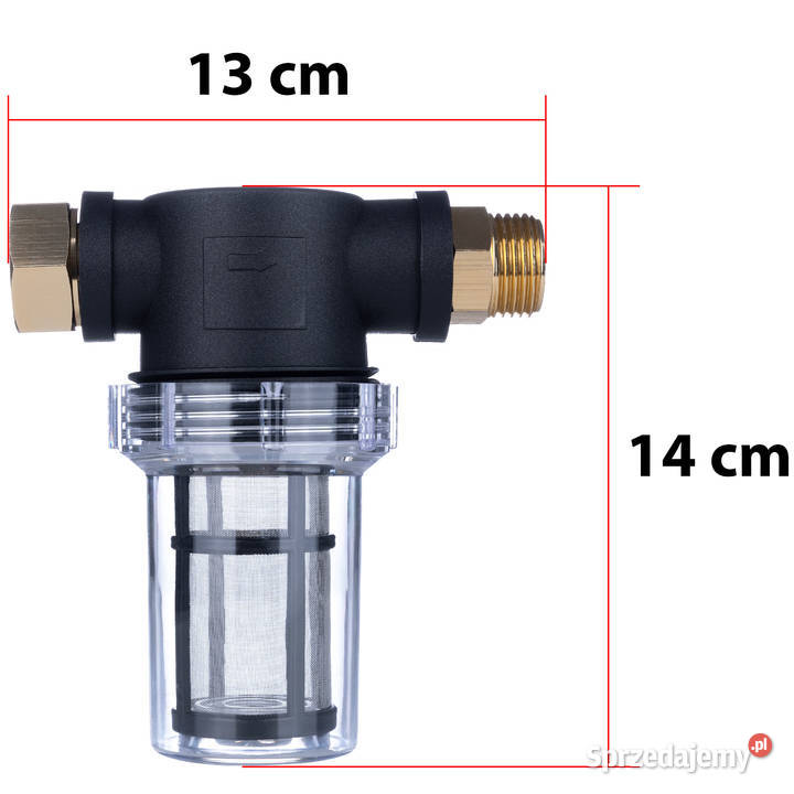 Filtr do Wody 34 FM 40 Mikronów 10 Bar Metalowe Ludźmierz