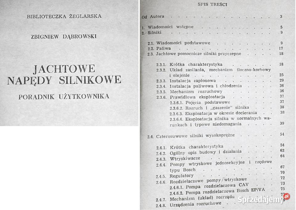 Jachtowe napędy silnikowe Zbigniew Dąbrowski Chełm sprzedam