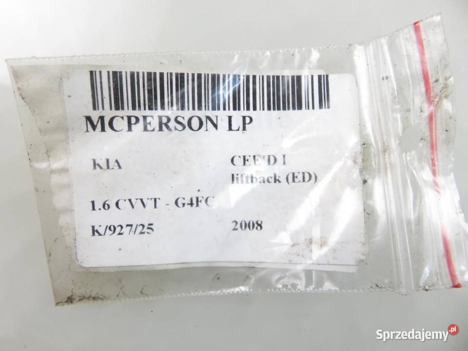 MCPERSON LEWY PRZEDNI KIA CEED I liftback ED 16 małopolskie