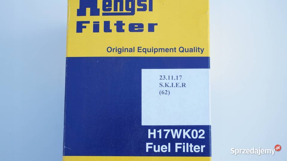 FILTR PALIWA HENGST H17WK02 DAF DEUTZFAHR IVECO Nowy Tomyśl