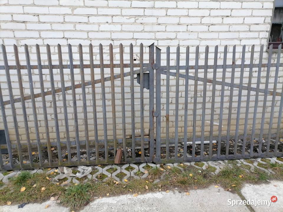 Brama używana II gatunek wys 130 Ogrodzenia i bramy Baranów Sandomierski