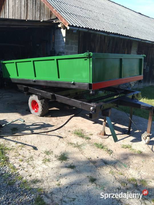 Przyczepa z kiprem do tyłu Przyczepy rolnicze podkarpackie Glinik