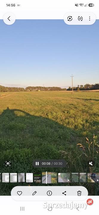 Działka budowlana prąd Sprzedaż Broda
