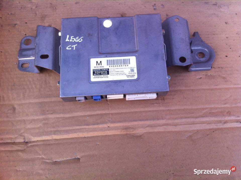 Sterownik komputer moduł Lexus CT 8674175020 wyposażenie elektryczne