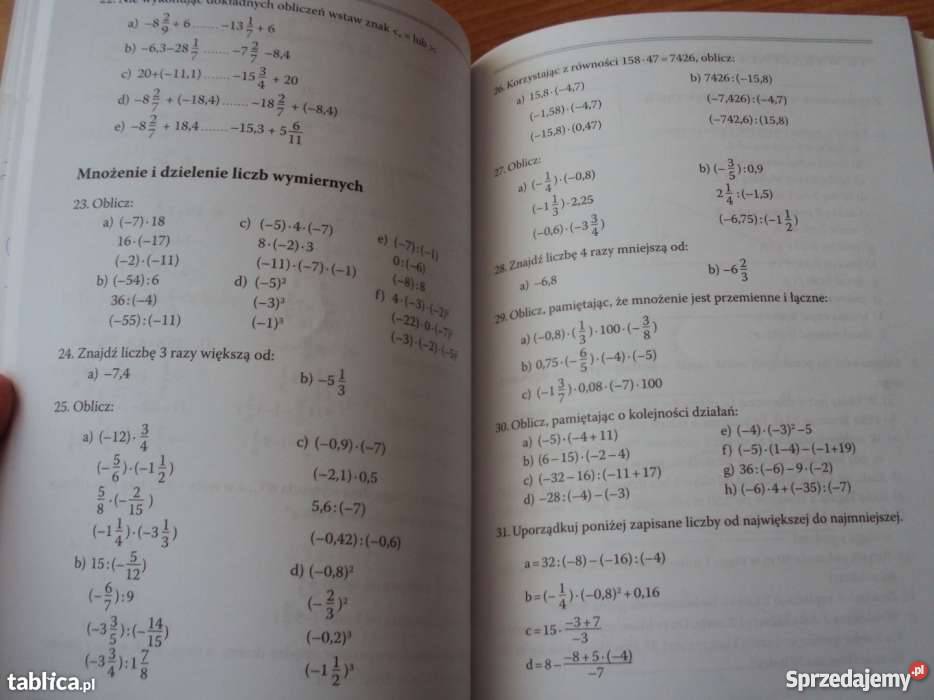 Materiały pomocnicze do nauki matematyki w Mońki