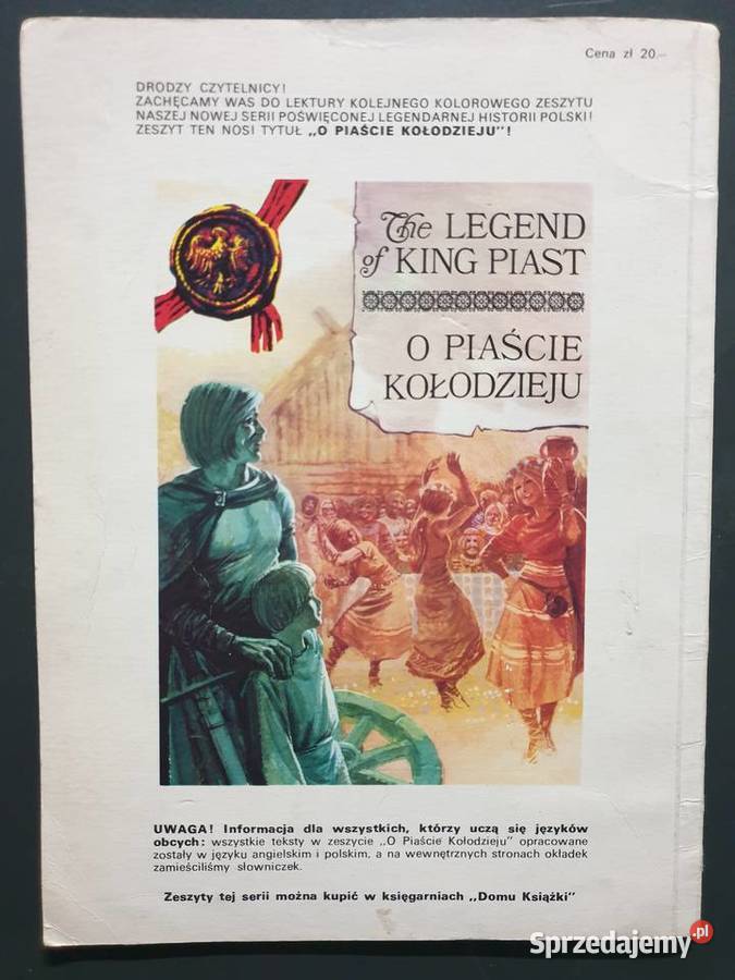 Opowieść o Popielu i Myszach jęz angielski Polskie Gdynia sprzedam