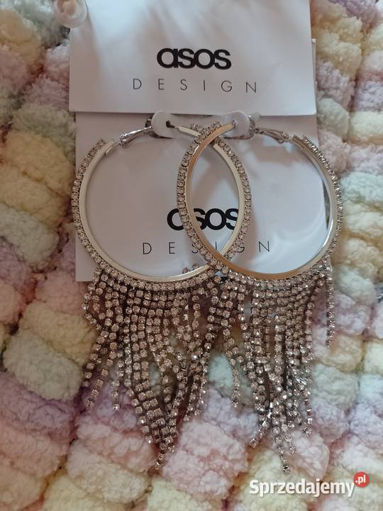 ASOSWytworne długie Bogato zdobione Kolczyki Kraków sprzedam