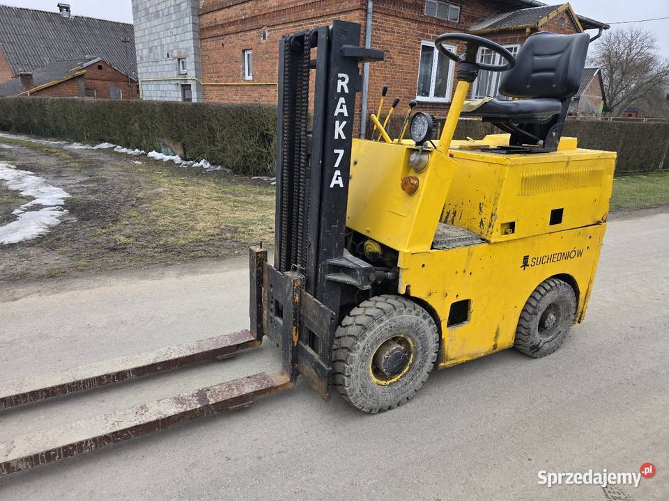 Wózek widłowy rak 7A suchedniów wspomaganie świętokrzyskie Samborzec sprzedam
