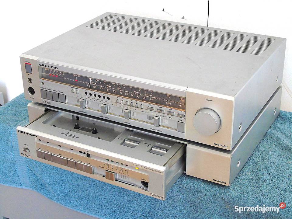 Amplituner i magnetofon Grundig Vintage DOSTAWA Jasło