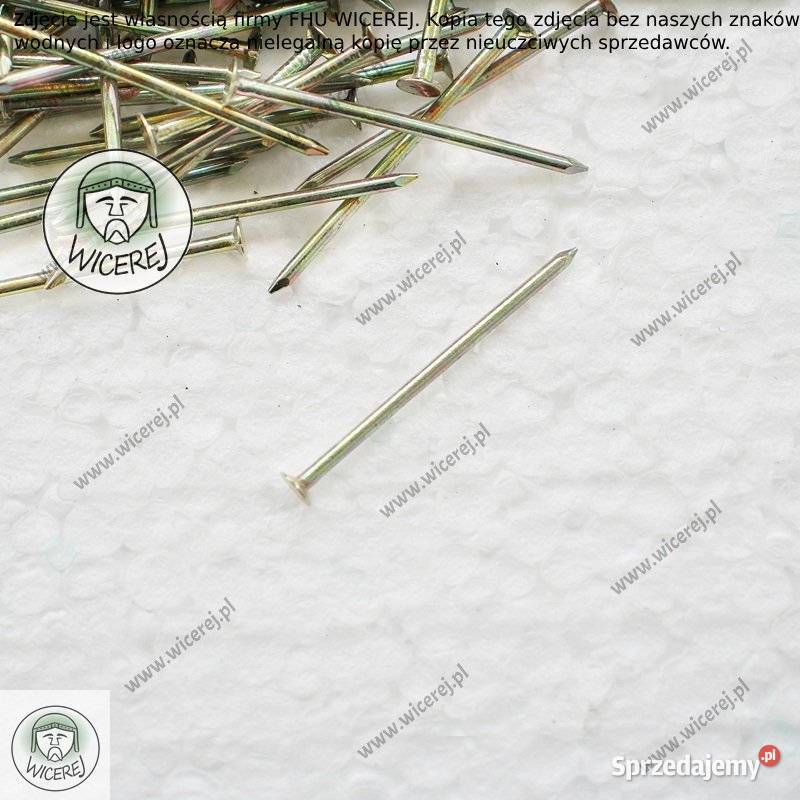 Gwoździe do zbijania ramek 14 x 30mm 100g stal Jaśliska