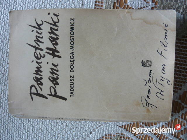 Książka Pamiętnik Pani Hanki Kultura i Rozrywka Myszków sprzedam