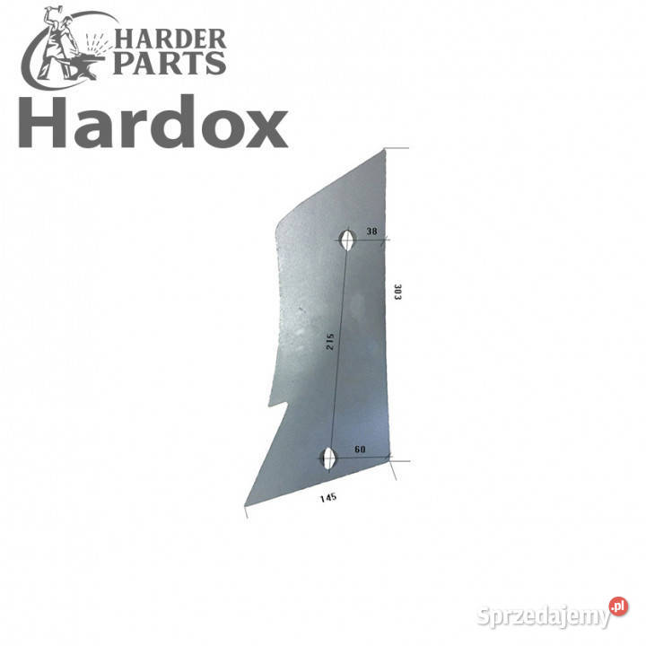 Pierś HARDOX 6921L części do pługa DURO nieuszkodzony Suwałki